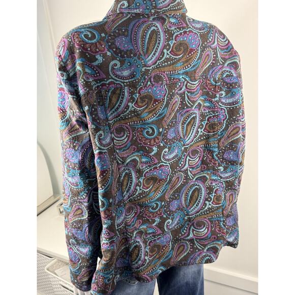 Beautiful CJ Banks Button-Up Top Size 2XL - Picture 5 of 6